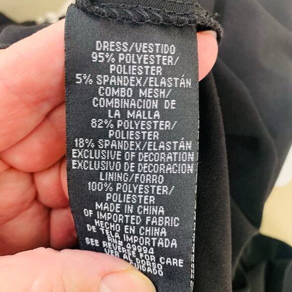 RM Richards Size 8 Long Dress with Keyhole Neck and Beaded Waist Cocktail Party - Picture 13 of 13